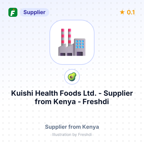 Kuishi Health Foods Ltd.  – summary card, no photo uploaded yet