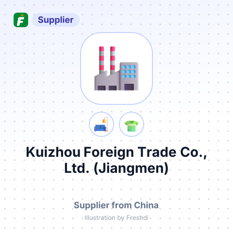 Kuizhou Foreign Trade Co., Ltd. (Jiangmen) – summary card, no photo uploaded yet