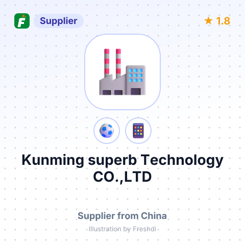 Kunming superb Technology CO.,LTD – summary card, no photo uploaded yet