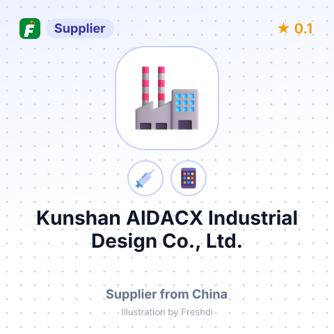 Kunshan AIDACX Industrial Design Co., Ltd. – summary card, no photo uploaded yet
