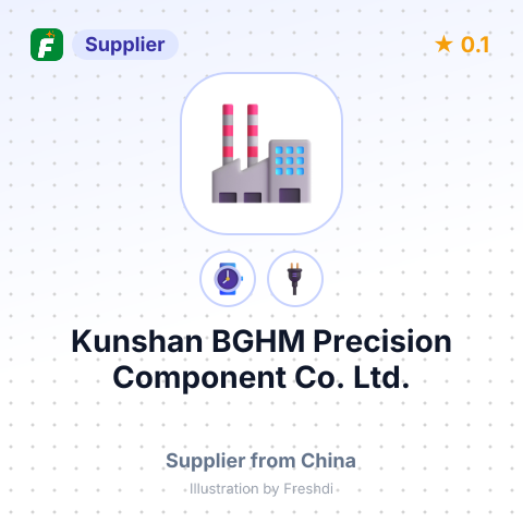 Kunshan BGHM Precision Component Co., Ltd. – summary card, no photo uploaded yet