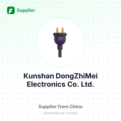 Kunshan DongZhiMei Electronics Co., Ltd. – summary card, no photo uploaded yet