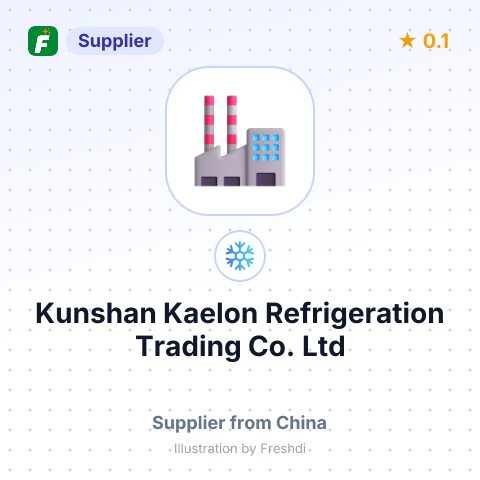Kunshan Kaelon Refrigeration Trading Co.,Ltd – summary card, no photo uploaded yet