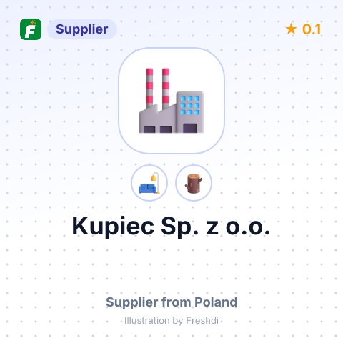 Kupiec Sp. z o.o. – summary card, no photo uploaded yet