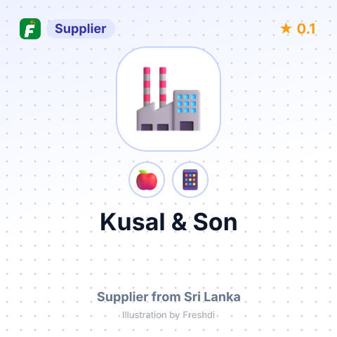 Kusal & Son  – summary card, no photo uploaded yet