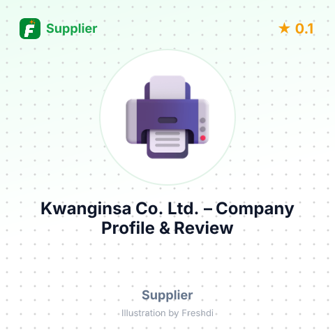Kwanginsa Co., Ltd. – summary card, no photo uploaded yet