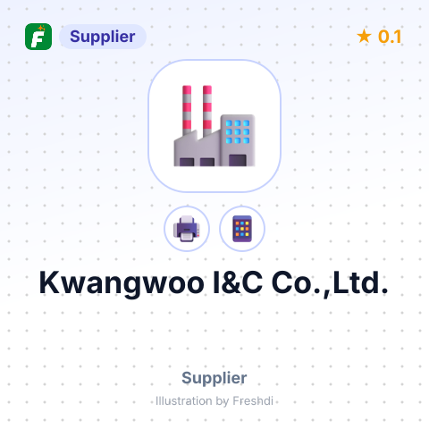 Kwangwoo I&C Co.,Ltd. – summary card, no photo uploaded yet