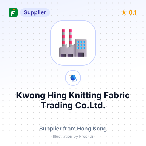 Kwong Hing Knitting Fabric Trading Co.Ltd. – summary card, no photo uploaded yet