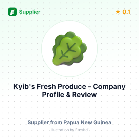 Kyib's Fresh Produce – summary card, no photo uploaded yet