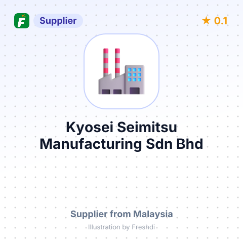 Kyosei Seimitsu Manufacturing Sdn Bhd – summary card, no photo uploaded yet