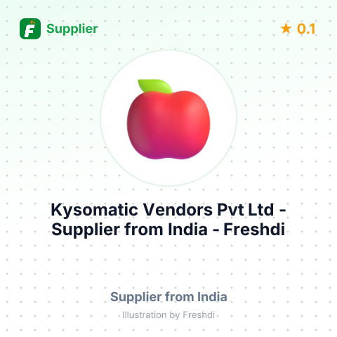 Kysomatic Vendors Pvt Ltd  – summary card, no photo uploaded yet