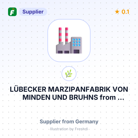 LÜBECKER MARZIPANFABRIK VON MINDEN UND BRUHNS – summary card, no photo uploaded yet