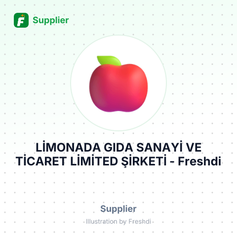 LİMONADA GIDA SANAYİ VE TİCARET LİMİTED ŞİRKETİ – summary card, no photo uploaded yet