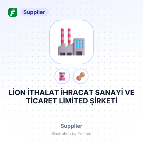 LİON İTHALAT İHRACAT SANAYİ VE TİCARET LİMİTED ŞİRKETİ – summary card, no photo uploaded yet