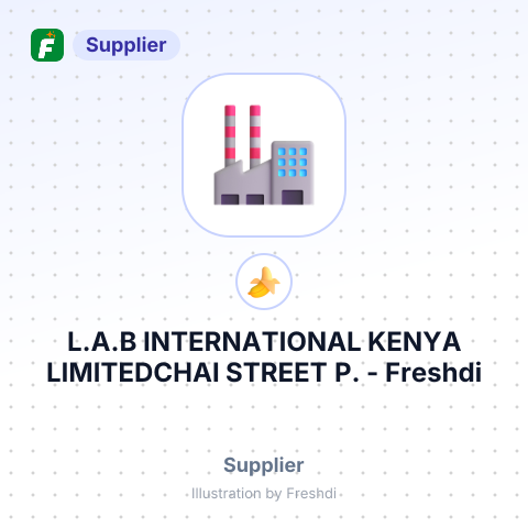 L.A.B INTERNATIONAL KENYA LIMITEDCHAI STREET P. – summary card, no photo uploaded yet