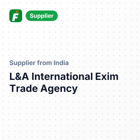 L&A International Exim Trade Agency – summary card, no photo uploaded yet