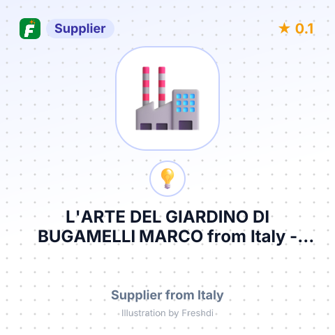 L'ARTE DEL GIARDINO DI BUGAMELLI MARCO – summary card, no photo uploaded yet