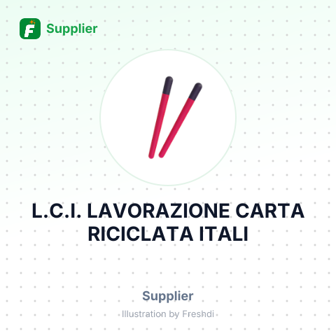 L.C.I. LAVORAZIONE CARTA RICICLATA ITALI – summary card, no photo uploaded yet
