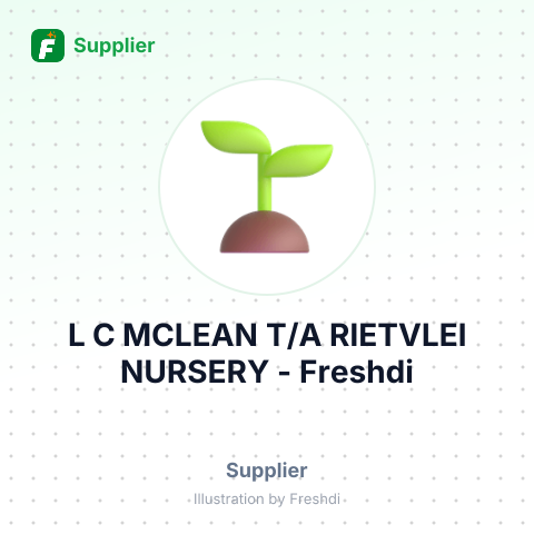 L C MCLEAN T/A RIETVLEI NURSERY – summary card, no photo uploaded yet