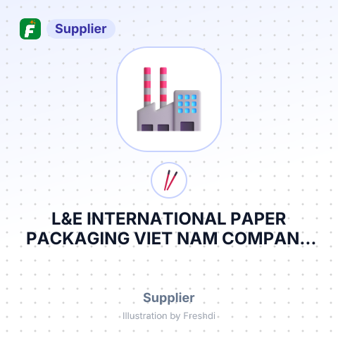 L&E INTERNATIONAL PAPER PACKAGING VIET NAM COMPANY LIMITED – summary card, no photo uploaded yet