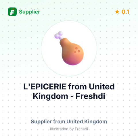 L'EPICERIE – summary card, no photo uploaded yet