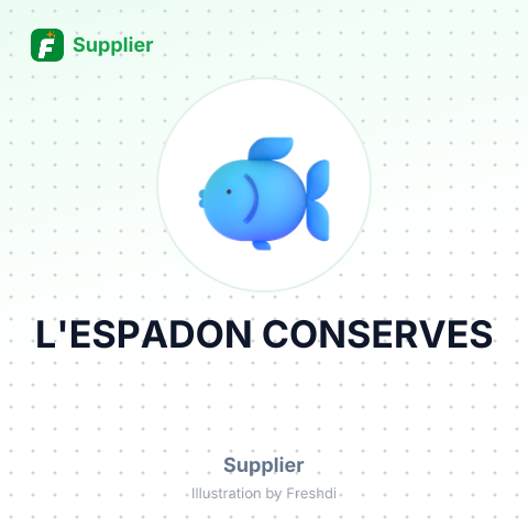 L'ESPADON CONSERVES – summary card, no photo uploaded yet