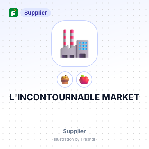 L'INCONTOURNABLE MARKET – summary card, no photo uploaded yet