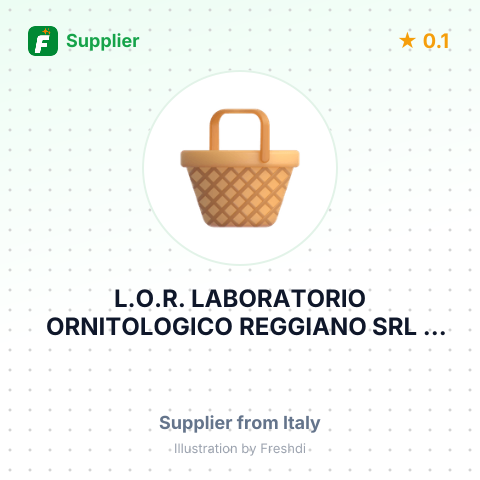 L.O.R. LABORATORIO ORNITOLOGICO REGGIANO SRL – summary card, no photo uploaded yet