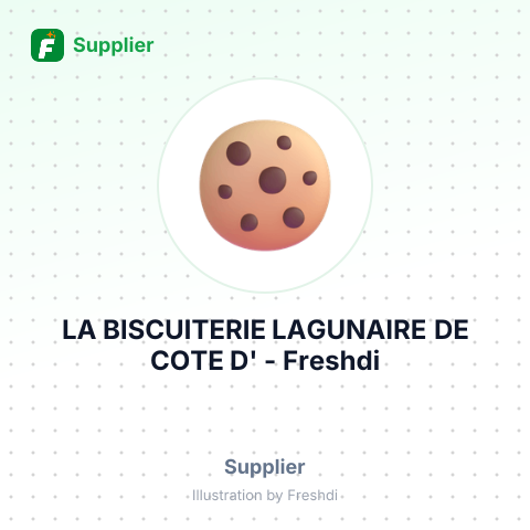 LA BISCUITERIE LAGUNAIRE DE COTE D' – summary card, no photo uploaded yet