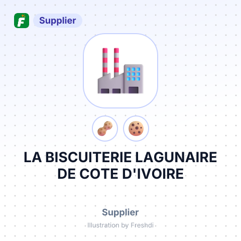 LA BISCUITERIE LAGUNAIRE DE COTE D'IVOIRE – summary card, no photo uploaded yet