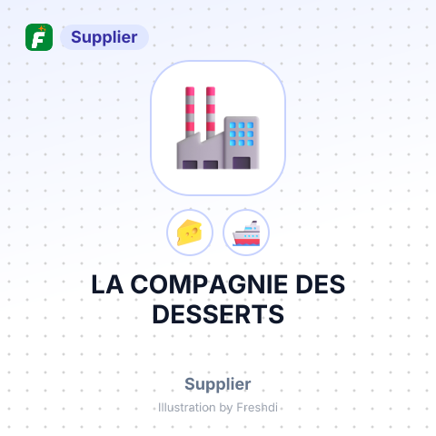 LA COMPAGNIE DES DESSERTS – summary card, no photo uploaded yet