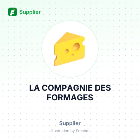 LA COMPAGNIE DES FORMAGES – summary card, no photo uploaded yet