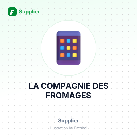 LA COMPAGNIE DES FROMAGES – summary card, no photo uploaded yet
