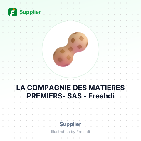 LA COMPAGNIE DES MATIERES PREMIERS- SAS – summary card, no photo uploaded yet
