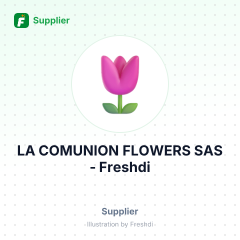 LA COMUNION FLOWERS SAS – summary card, no photo uploaded yet