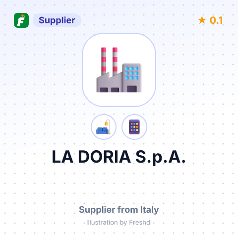 LA DORIA S.p.A. – summary card, no photo uploaded yet