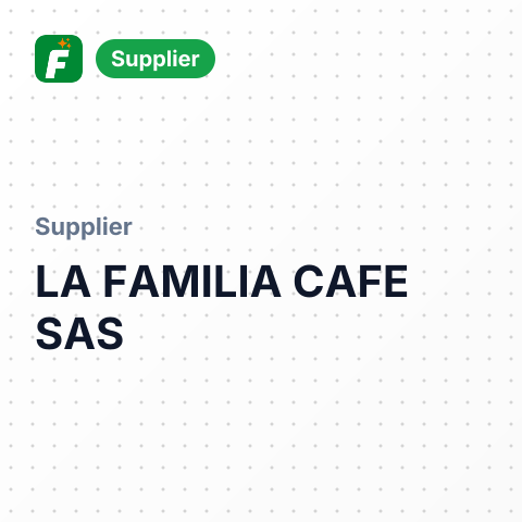 LA FAMILIA CAFE SAS – summary card, no photo uploaded yet