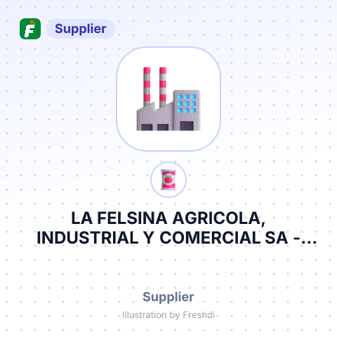 LA FELSINA AGRICOLA, INDUSTRIAL Y COMERCIAL SA – summary card, no photo uploaded yet