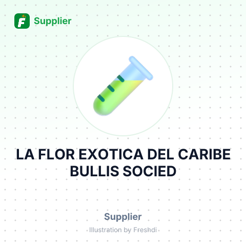 LA FLOR EXOTICA DEL CARIBE BULLIS SOCIED – summary card, no photo uploaded yet