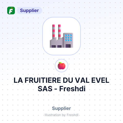 LA FRUITIERE DU VAL EVEL SAS – summary card, no photo uploaded yet