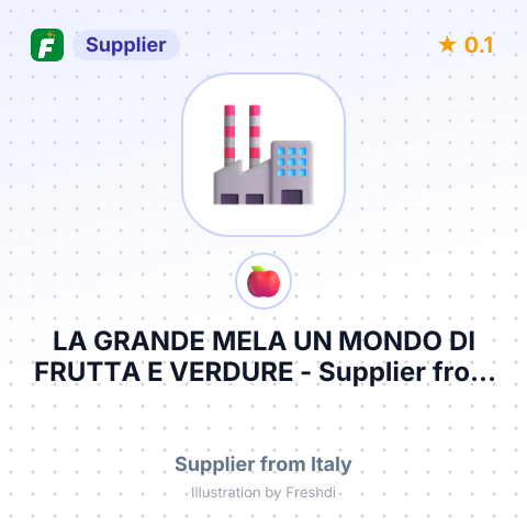 LA GRANDE MELA UN MONDO DI FRUTTA E VERDURE – summary card, no photo uploaded yet