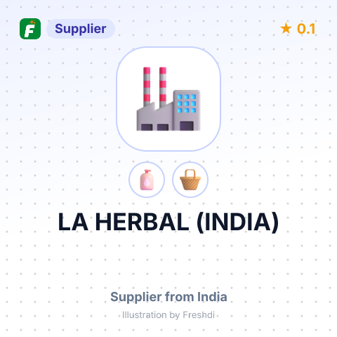 LA HERBAL (INDIA) – summary card, no photo uploaded yet