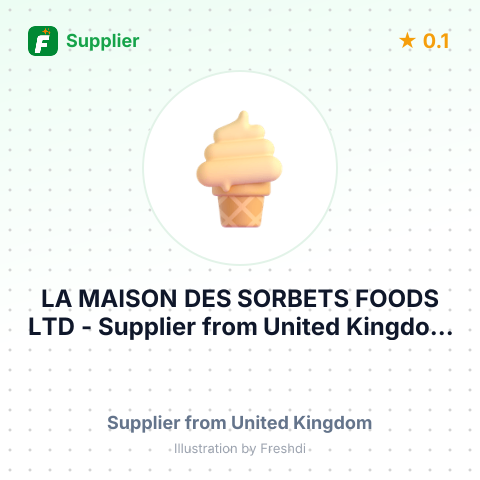 LA MAISON DES SORBETS FOODS LTD – summary card, no photo uploaded yet