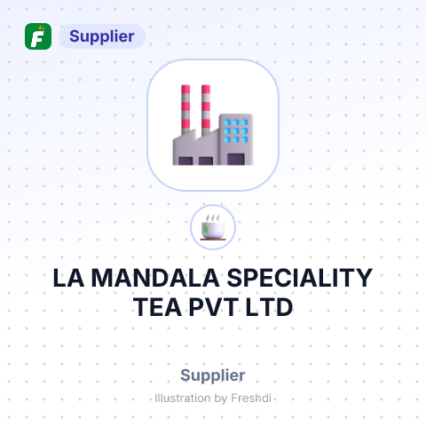 LA MANDALA SPECIALITY TEA PVT LTD – summary card, no photo uploaded yet