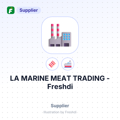 LA MARINE MEAT TRADING – summary card, no photo uploaded yet