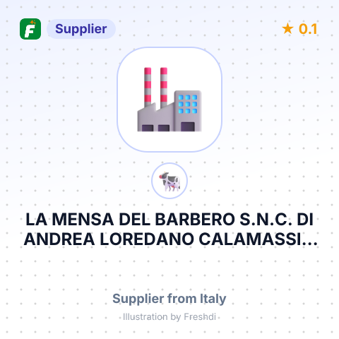 LA MENSA DEL BARBERO S.N.C. DI ANDREA LOREDANO CALAMASSI E ANDREA CAPEZZUOLI – summary card, no photo uploaded yet