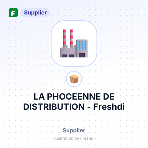 LA PHOCEENNE DE DISTRIBUTION – summary card, no photo uploaded yet