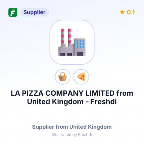 LA PIZZA COMPANY LIMITED – summary card, no photo uploaded yet