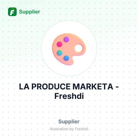 LA PRODUCE MARKETA – summary card, no photo uploaded yet