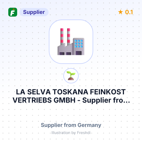 LA SELVA TOSKANA FEINKOST VERTRIEBS GMBH – summary card, no photo uploaded yet